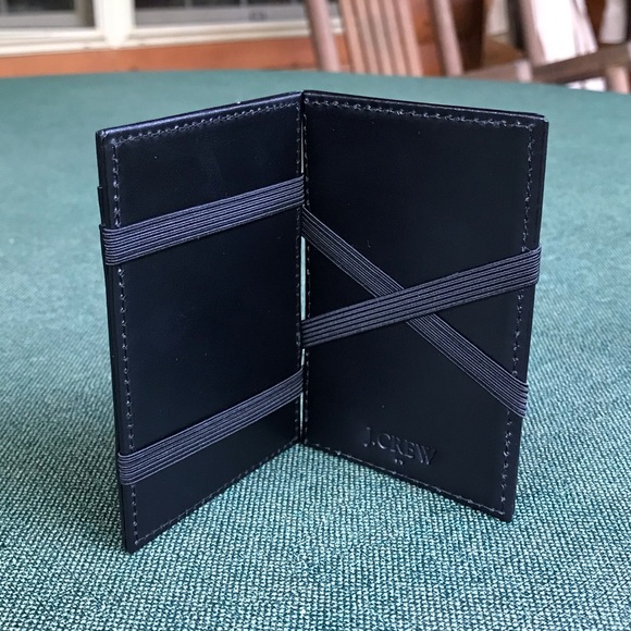 J. CREW Inside-Out Magic Leather Wallet - Picture 2 of 2